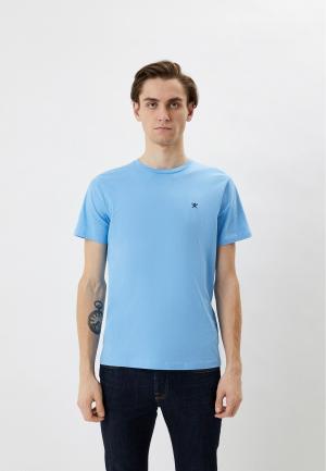 Футболка Hackett London. Цвет: голубой