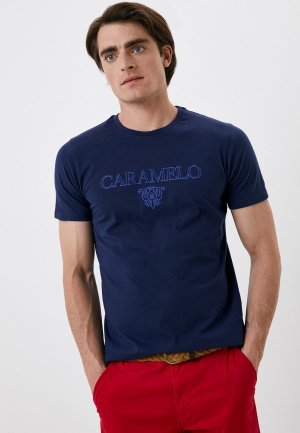 Футболка Caramelo. Цвет: синий