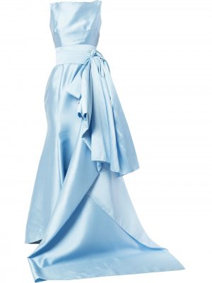 Длинное платье Sylvia Sabrina Bambah. Цвет: синий