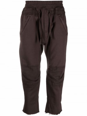Укороченные брюки с кулиской Haider Ackermann. Цвет: коричневый