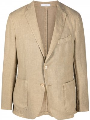 Однобортный пиджак Boglioli. Цвет: нейтральные цвета