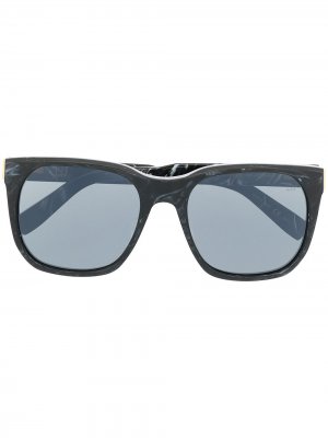 Солнцезащитные очки в квадратной оправе Dunhill. Цвет: черный