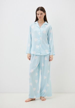 Пижама Fielsi. Цвет: голубой