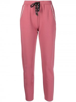 Зауженные спортивные брюки LIU JO. Цвет: розовый