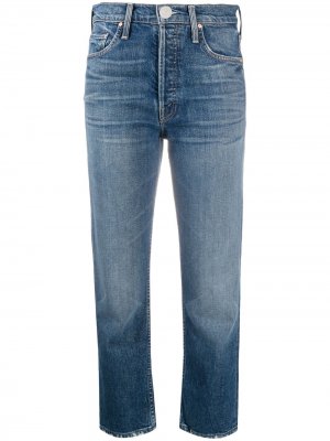 Укороченные джинсы Tomcat MOTHER. Цвет: синий