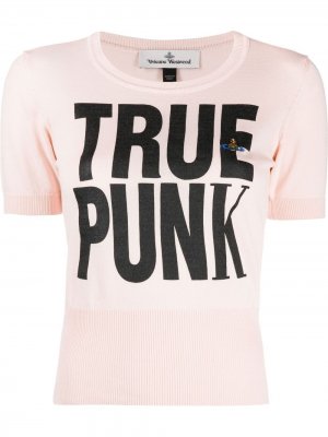 Футболка True Punk Vivienne Westwood. Цвет: розовый