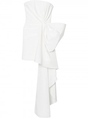 Платье мини Carolina Herrera. Цвет: белый