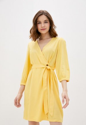 Платье Vero Moda. Цвет: желтый