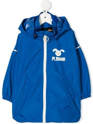 Куртка с логотипом Mini Rodini. Цвет: синий