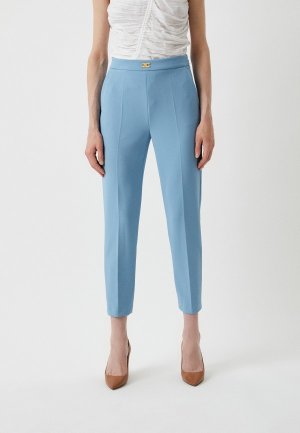 Брюки Elisabetta Franchi. Цвет: голубой