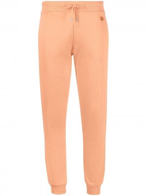Спортивные брюки с вышивкой Tiger Kenzo. Цвет: оранжевый