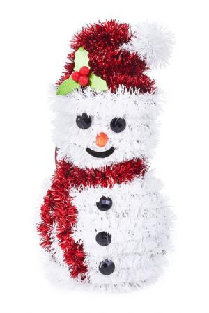 Новогодний сувенир Снеговик DUE ESSE CHRISTMAS. Цвет: красный