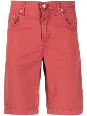 Джинсовые шорты Jacob Cohen. Цвет: красный