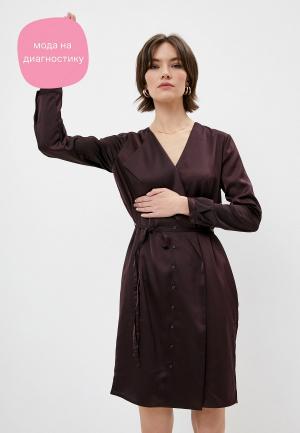 Платье French Connection. Цвет: коричневый