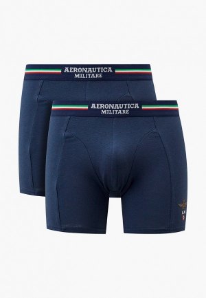 Трусы 2 шт. Aeronautica Militare. Цвет: синий