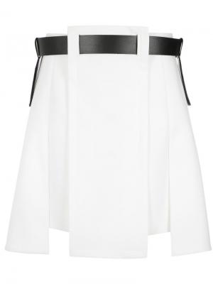 Асимметричная юбка с ремнем Gloria Coelho. Цвет: 3221