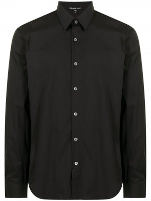 Поплиновая рубашка James Perse. Цвет: черный