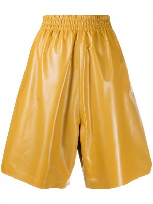 Длинные шорты Bottega Veneta. Цвет: желтый