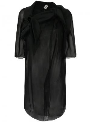 Пиджак Wishbone Rick Owens. Цвет: черный
