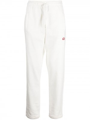 Спортивные брюки с вышитым логотипом 424. Цвет: белый