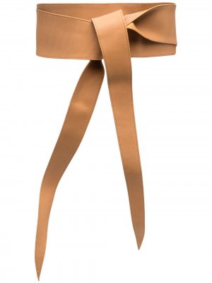 Ремень с завязками Federica Tosi. Цвет: коричневый