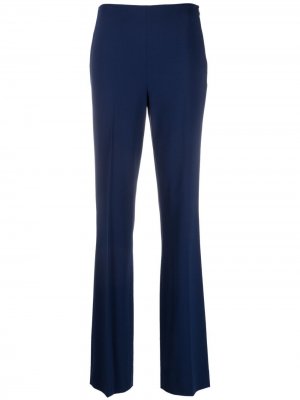 Прямые брюки средней посадки Ralph Lauren Collection. Цвет: синий