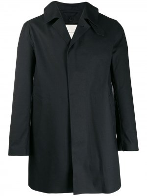 Пальто Dunoon на пуговицах Mackintosh. Цвет: черный