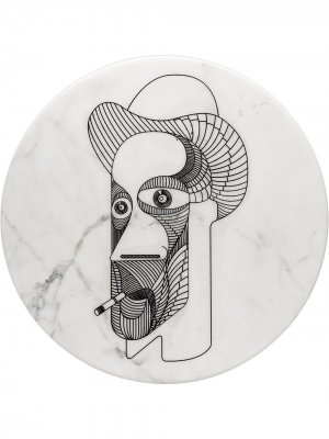 Тарелка Marblelous VI (32 см) Editions Milano. Цвет: белый