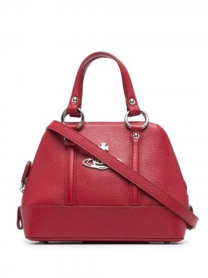 Маленькая сумка-тоут Jordan с декором Orb Vivienne Westwood. Цвет: красный