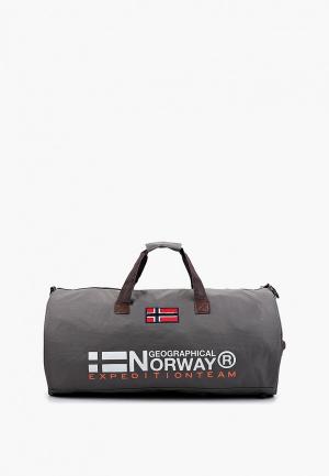 Сумка спортивная Geographical Norway. Цвет: серый