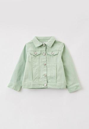 Куртка джинсовая Sela. Цвет: зеленый