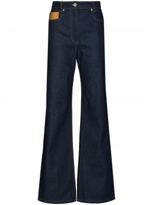 Расклешенные джинсы с завышенной талией Paco Rabanne. Цвет: синий