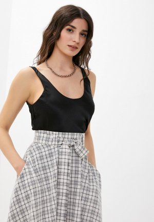 Топ Topshop. Цвет: черный