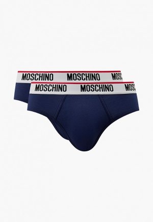 Трусы 2 шт. Moschino Underwear. Цвет: белый