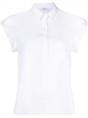 Приталенная блузка без рукавов Peserico. Цвет: белый