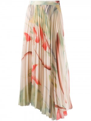 Плиссированная юбка макси Etro. Цвет: нейтральные цвета