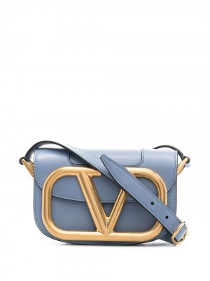 Маленькая сумка через плечо Supervee Valentino Garavani. Цвет: синий