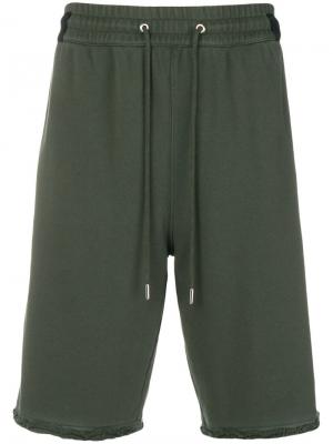 Спортивные шорты со шнурком Helmut Lang. Цвет: зеленый