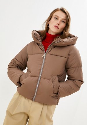 Куртка утепленная Mamma Mia. Цвет: коричневый