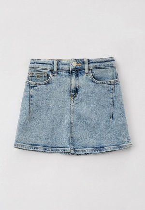 Юбка джинсовая Calvin Klein Jeans. Цвет: голубой