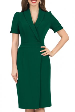 Платье Olivegrey. Цвет: темно-зеленый