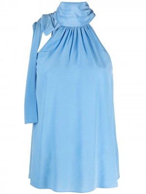 Блузка с вырезом халтер Michael Kors. Цвет: синий