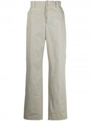 Прямые брюки Le Pantalon de Costume Jacquemus. Цвет: зеленый