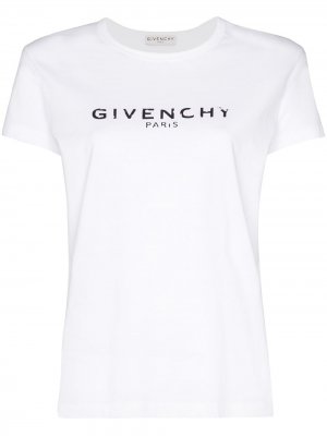 Футболка с логотипом Givenchy. Цвет: белый
