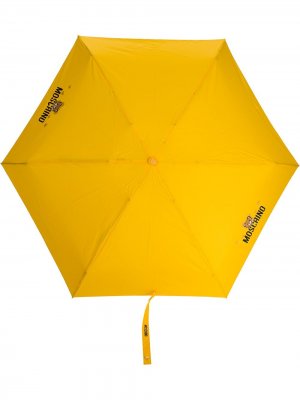 Зонт с логотипом Moschino. Цвет: желтый