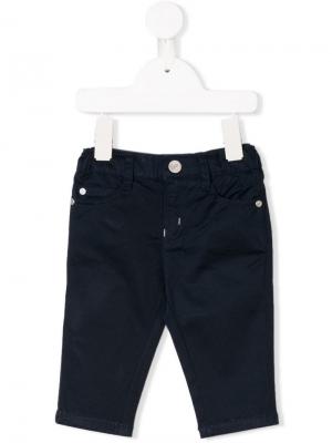 Эластичные джинсы Emporio Armani Kids. Цвет: синий