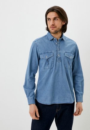 Рубашка джинсовая s.Oliver. Цвет: голубой
