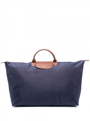 Большая дорожная сумка Le Pliage Longchamp. Цвет: синий