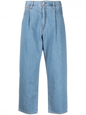 Levis широкие джинсы со складками Levi's. Цвет: синий