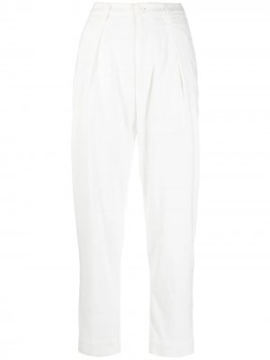 Укороченные брюки строгого кроя Dondup. Цвет: белый